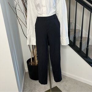 Kelsey Knit Pin Stripe Trouser Super Stretch Ponte